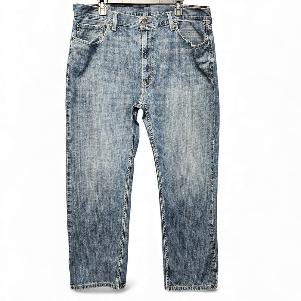 Levis 559 Jeans Mens 40x30 (Fits as 38x29) Blue Straight Leg 100% Cotton Denim‎